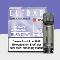 Elfbar ELFA Liquid Pod 2er Pack - 2% Nikotin - Blue Razz...