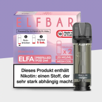 Elfbar ELFA Liquid Pod 2er Pack - 20mg/ml- Peach Ice (10x)