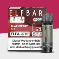 Elfbar ELFA Liquid Pod 2er Pack - 20mg/ml Blackberry Ice...