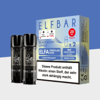 Elfbar ELFA Liquid Pod 2er Pack - 20mg/ml Blackberry...